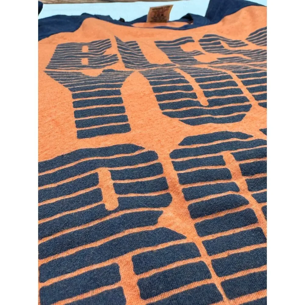 Homage Bless You Boys Orange Blue Shirt Size Medium Made In USA Detroit Tigers